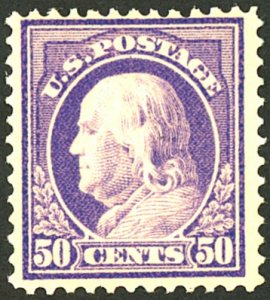 U.S. #421 MINT OG HR