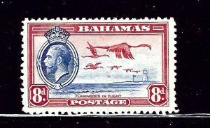 Bahamas 96 MLH 1935 Flamingos  tiny spot on back