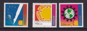 Netherlands Antilles  #B347-B349  MNH 2001   Caribbean Postal Union