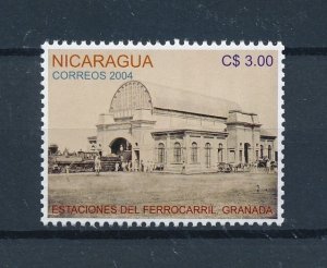 [103140] Nicaragua 2004 Railway train eisenbahn station  MNH