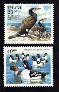 Iceland 814-15 MNH 1996 Water Birds