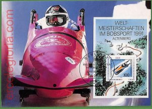 ag7315 - GERMANY - MAXIMUM CARD - 08.01.1991 - TRANSPORT, CARS-