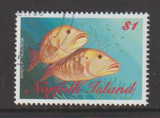 SC655 Norfolk Island 1998 Reef Fish used