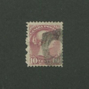 1877 Canada Postage Stamp #40a Used F/VF Postal Cancel