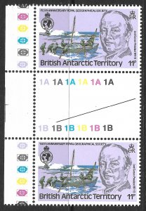 Doyle's_Stamps: British Antarctic Terr. V-Gutter Pair w/Scott #78** Inve...