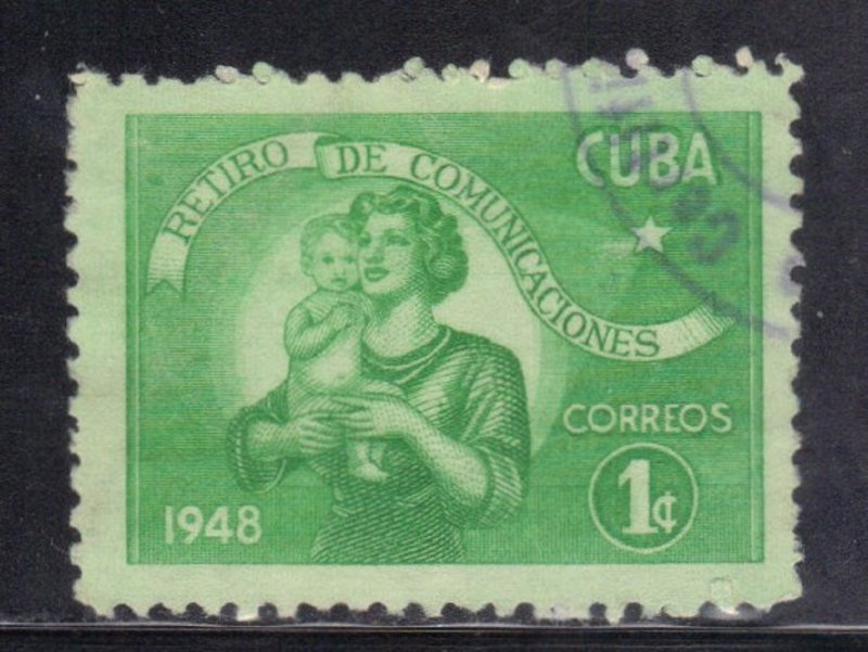 CUBA SC# 415  **USED** 1948   1c   SEE SCAN