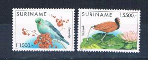 Surinam 1194-95 MNH Birds 1999 (S1025)+