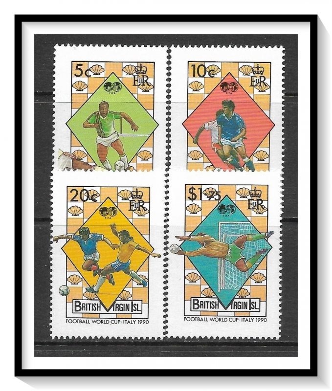 Virgin Islands #651-654 Soccer Set MNH