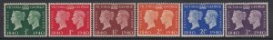 252-57 1940 Centenary of the Postage Stamp MNH