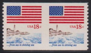 US Modern #1891b Mint NH XF pair imperforate between Cat Value: $1750