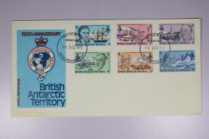 British Antarctic Territory 1980 FDC of 150th Year of Discovery - B304