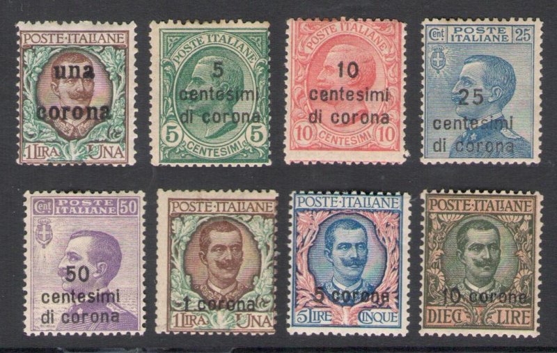 1919-22 Dalmatia, Michetti Overprinted No. 1/8 - MNH**