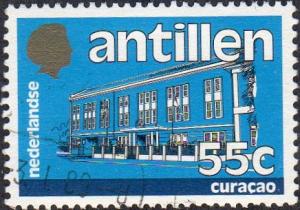 Netherlands Antilles 504 - Used - 55c Curacao (Perf 14 x 13) (1983) (cv $0.90)