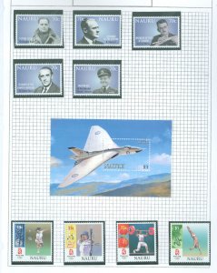 Nauru #572-581 Mint (NH) Single (Complete Set) (Military) (Olympics)