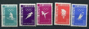 Romania 1956 Sc 1116-0 Mi 1598-2 MNH Sport Olympic Games Melbourne CV 15 euro