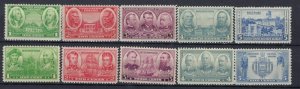 U.S. 785-94 MNH 1936-37 Army-Navy issue (ak1080)