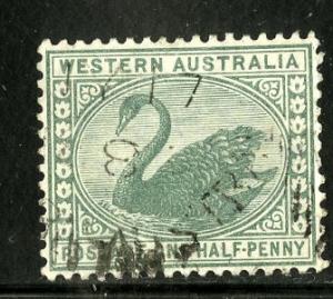 WESTERN AUSTRALIA 58 USED SCV $1.25 BIN $0.50 BIRDS