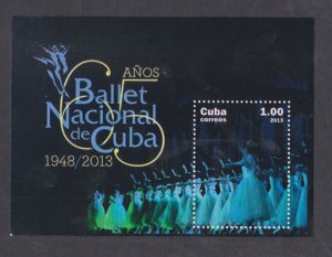 CUBA - 2013 65th ANNIVERSARY NATIONAL BALLET OF CUBA - MIN/SHT MINT NH