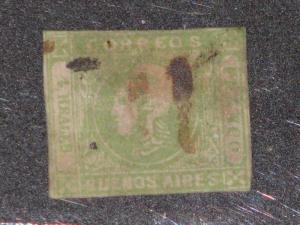 Argentina-Buenos Aires, Scott# 9, used