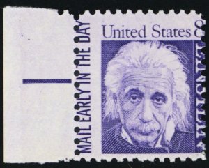 1285, Mint NH 8¢ Misperfed Error Inscription Captured On Stamp