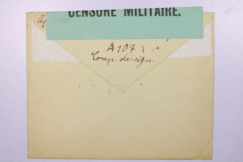 Belgium 1916 Censor Cover to Netherlands / Nice Marks - L39261