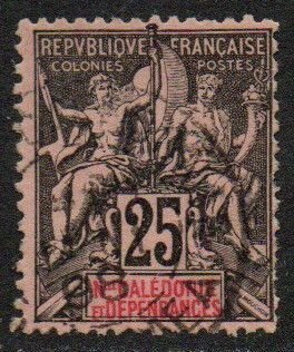 New Caledonia Sc #50 Used