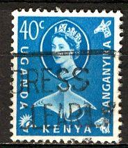 Kenya Uganda & Tanzania; 1960: Sc. # 126: O/Used Single Stamp