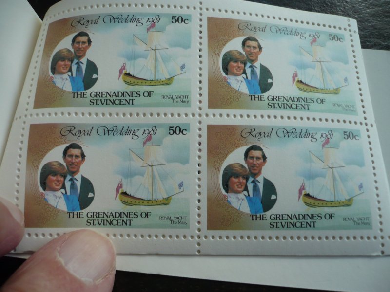 Stamps - St. Vincent Grenadines-Scott# 209a,212a - Mint Never Hinged Booklet