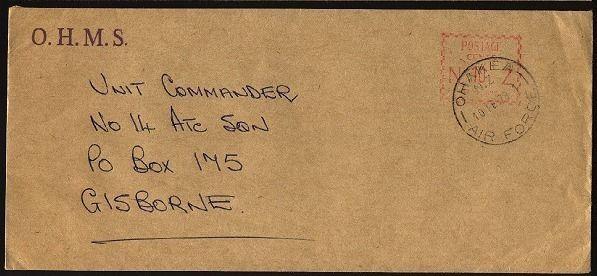 NEW ZEALAND 1978 OHMS cover OHAKEA / AIR FORCE cds.........................99050