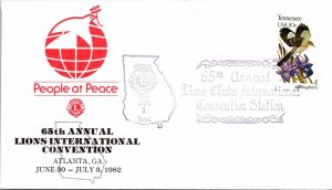 LIONS INTERNATIONAL PEOPLE AT PEACE 65th CONVENTION ATLANTA GEORGIA 1982 - Red