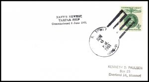 US USS Towers 1961 Naval Cover