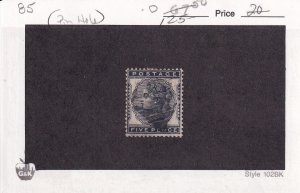 Great Britain: Sc #85, Used (pin hole) (S33119)