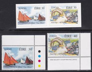 Ireland # 1124-1127, Europa Festivals, NH, 1/2 Cat.