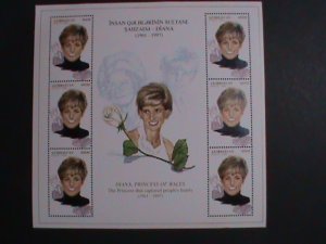 AZERBAIJAN 1998-SC# 671 PREETY LADY DIANA-PRINCESS OF WALES MNH SHEET VF