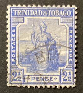 Trinidad & Tobago 1913 #4(#3), Britannia, Used.