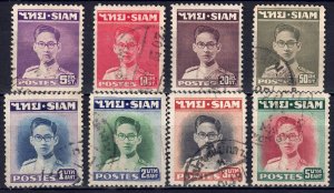 Thailand #264-71  CV $17.90  King Rama IX