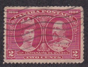 Canada #  98, Queen Alexandra & King Edward, Used, 1/3 Cat.