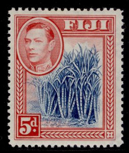 FIJI GVI SG258, 5d blue & scarlet, M MINT. Cat £42.