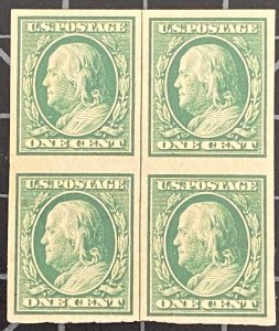 US Stamps - SC# 383 - MOGH - Toned - Catalog Value $12.50