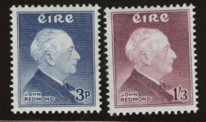 Ireland Scott 157-158 MH* stamp set