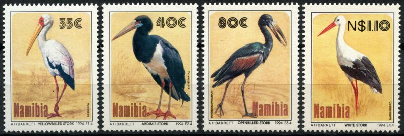 1994 Namibia 776-779 Birds of Etosha - Storks