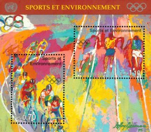 UNITED NATIONS GENEVA 291 SS  MH  BIN $2.00 OLYMPICS