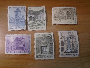 Belgium  #  1120-25  MNH