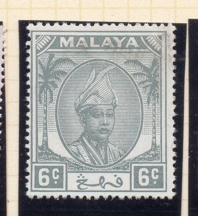 Penang Malaya 1950 Early Issue Fine Mint Hinged 6c. 029732