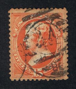 AFFORDABLE GENUINE SCOTT #152 VF USED 1870 ABNC ISSUE DUAL TOWN CANCELS SCV $210
