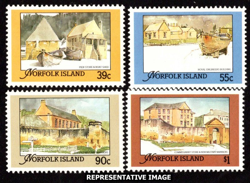 Norfolk Islands Scott 444-447 Mint never hinged.