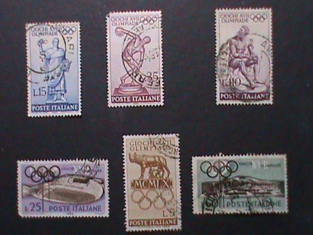 ​ITALIY-VERY OLD-OLYMPIC GAMES & STATIUMS USED STAMPS VF WE SHIP TO WORLD WIDE