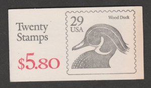 U.S. Scott Scott #2484a BK174 Wood Duck Stamp - Mint NH Booklet