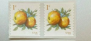 ~~VINTAGE TREASURES~~ 2X1C Apple, 2 x 2C Lemon, 2 x 3C Strawberry US MINT stamps