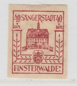 Finsterwalde WWII Germany World War II Local Stamp 1946 40+35pf MNH** A20P4F191-